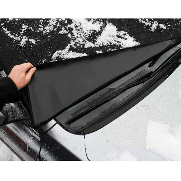 Frost Guard Plus Winter Windshield Cover, ST for Small Trucks, Black - Picture 4 of 12